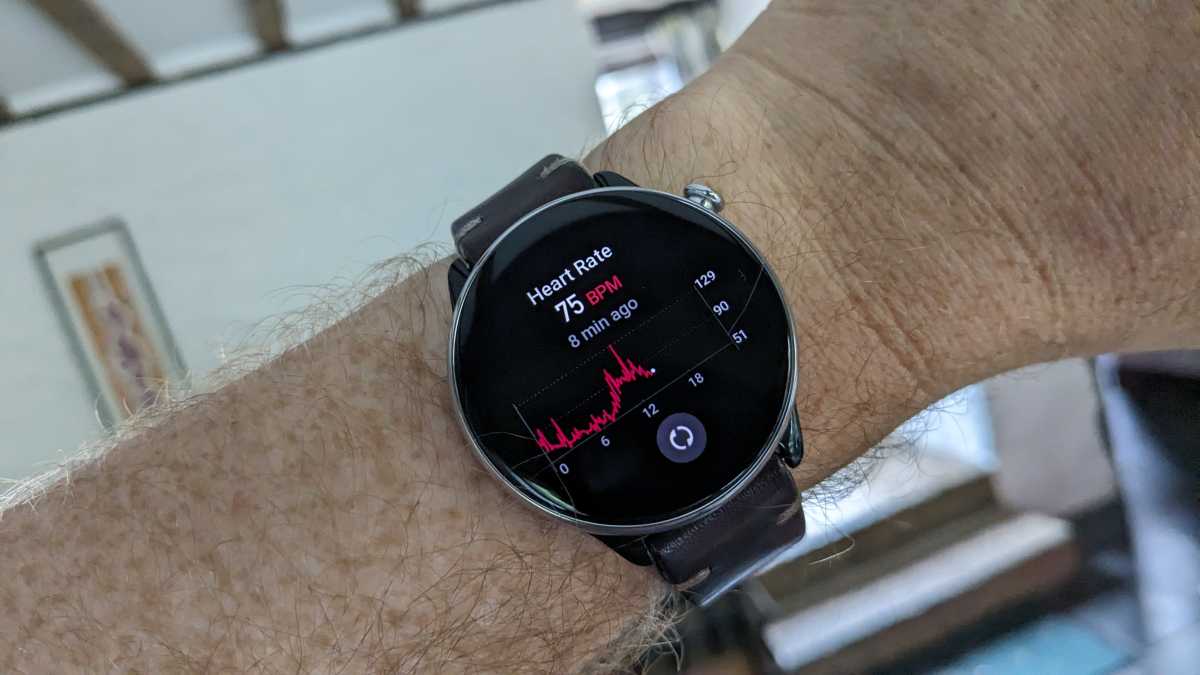 Heart rate monitoring on Amazfit GTR Mini