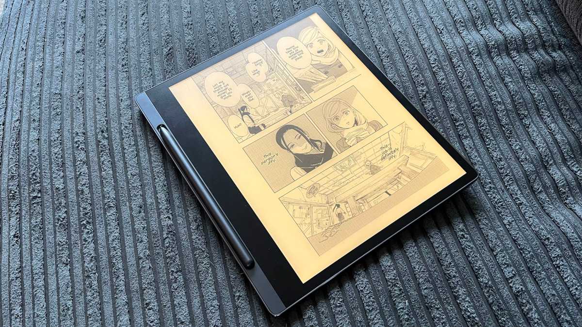 Lenovo Smart Paper comic book