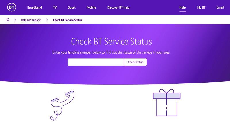 BT Service Status
