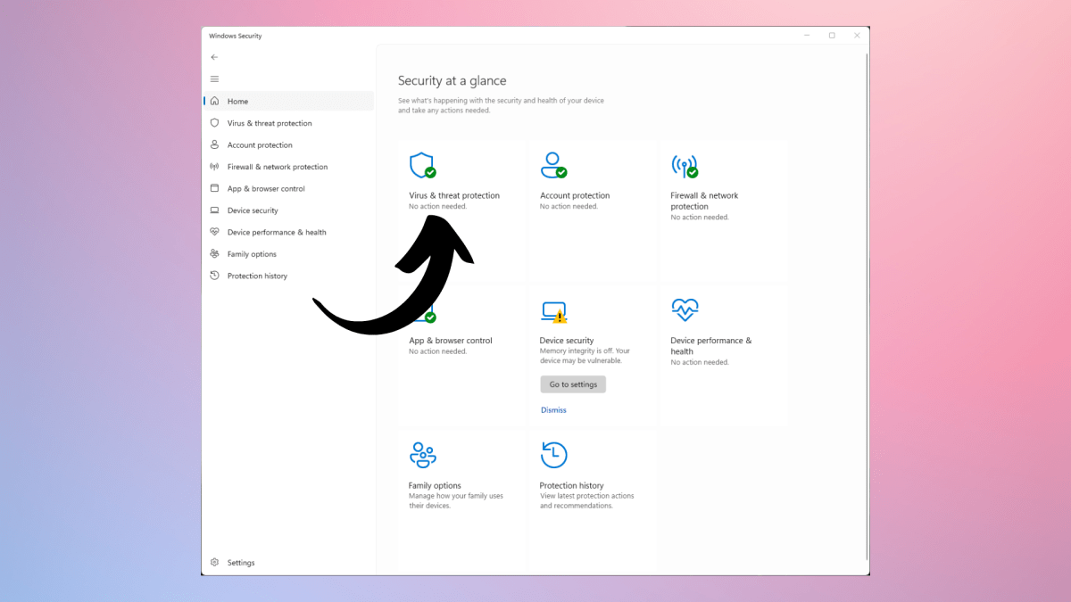 how to set up windows security