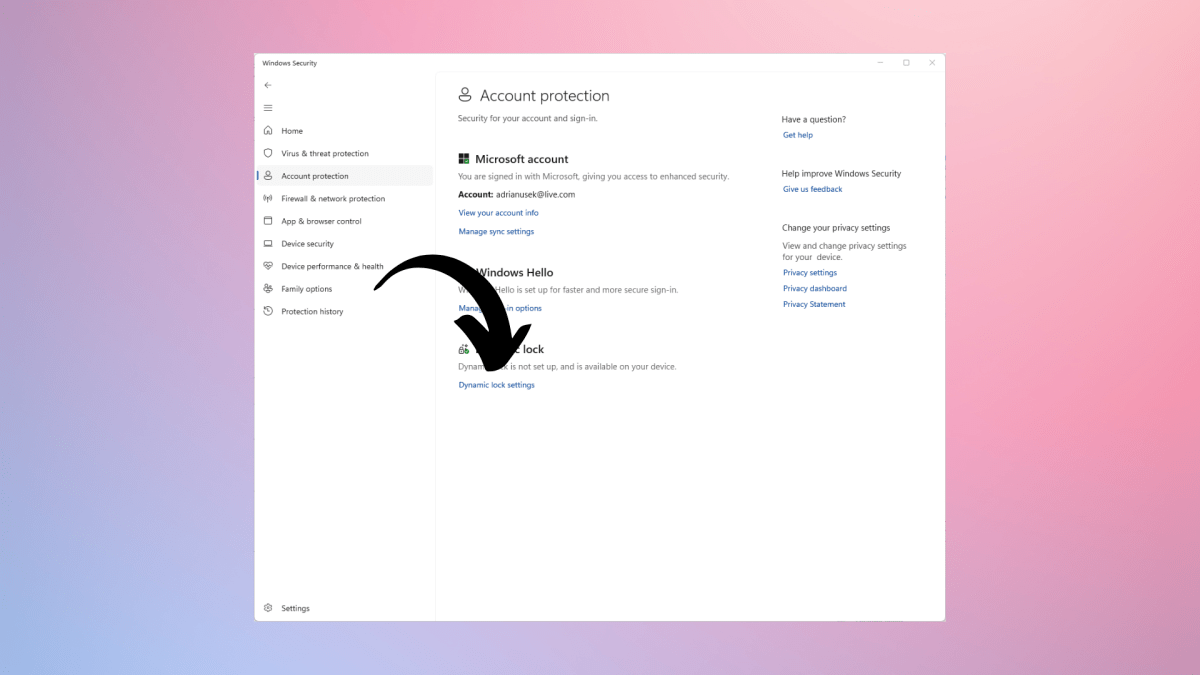 how to set up windows security