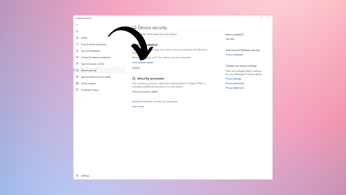 how to set up windows security