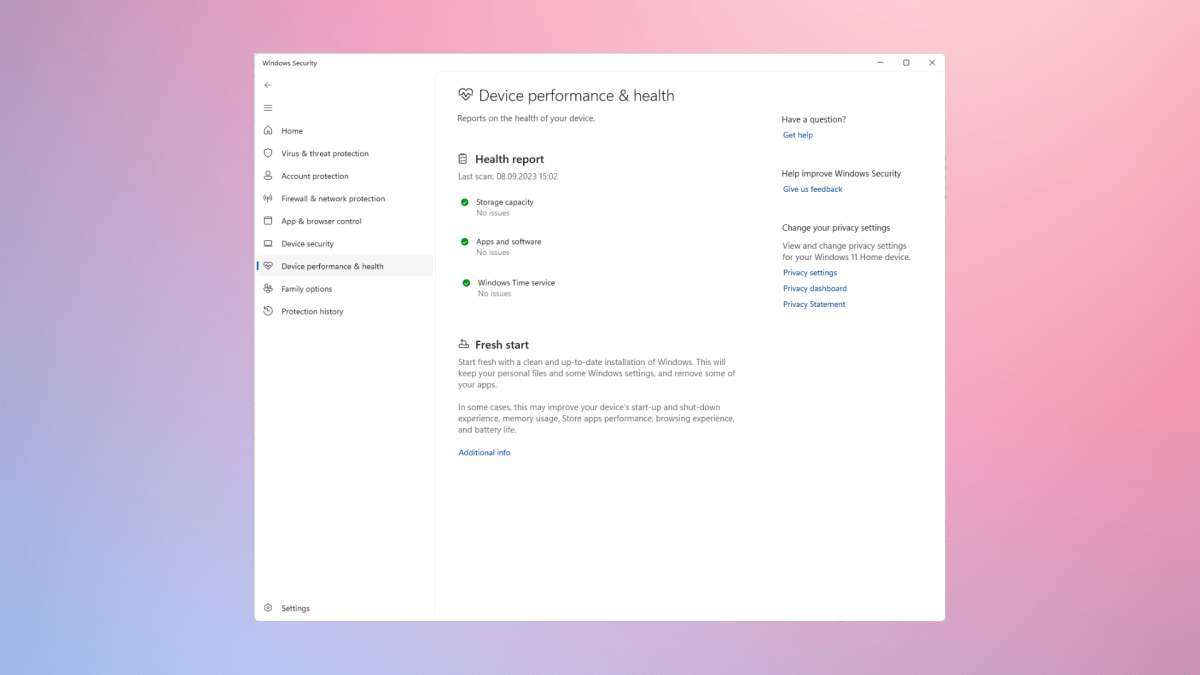how to set up windows security