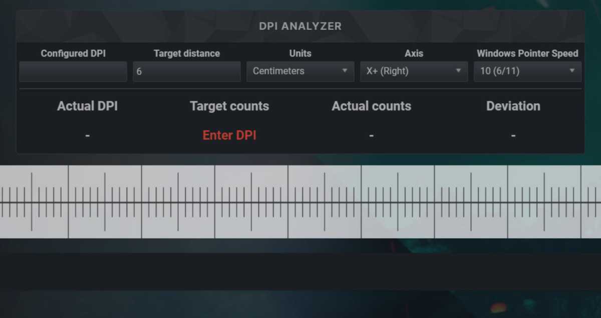 How to measure mouse DPI step 4