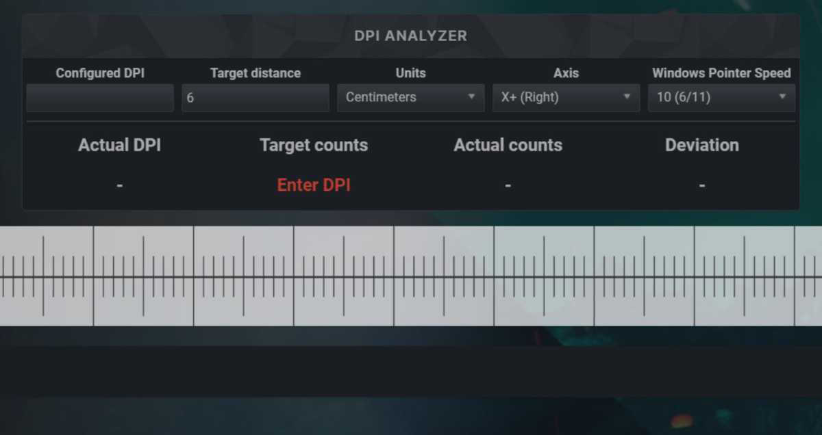 How to measure mouse DPI step 4
