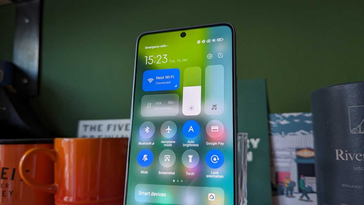 Xiaomi Redmi Note 13 Pro quick settings