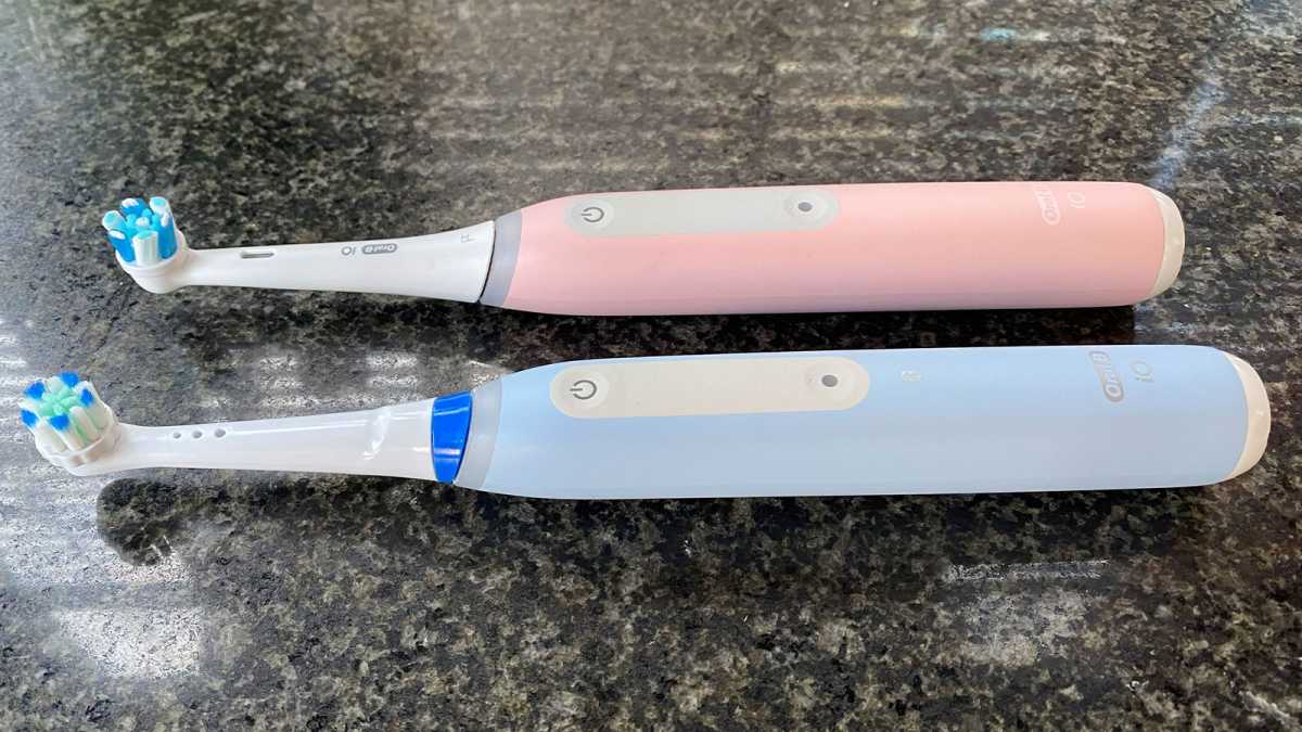 Two Oral-B iO brushes