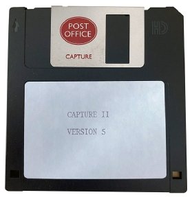 Picture of a Post Office-branded Capture installation disk