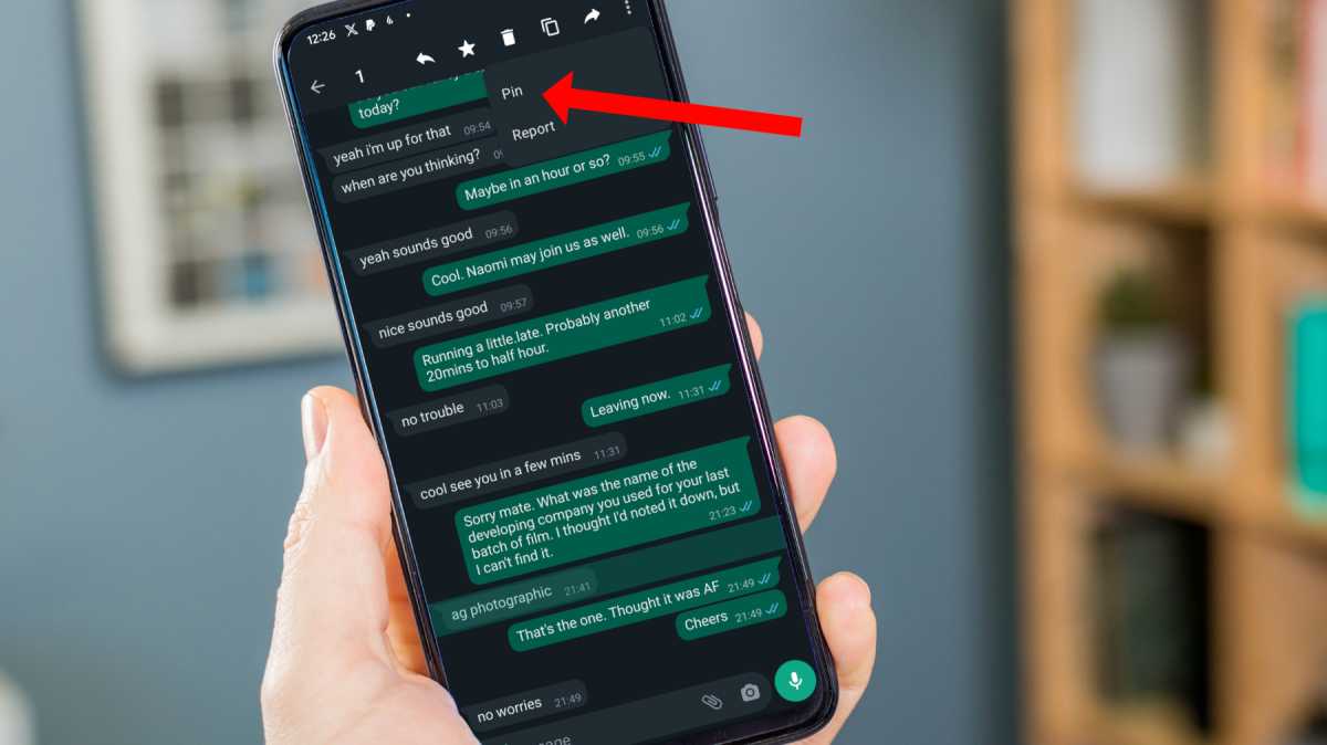 Cómo fijar mensajes en WhatsApp