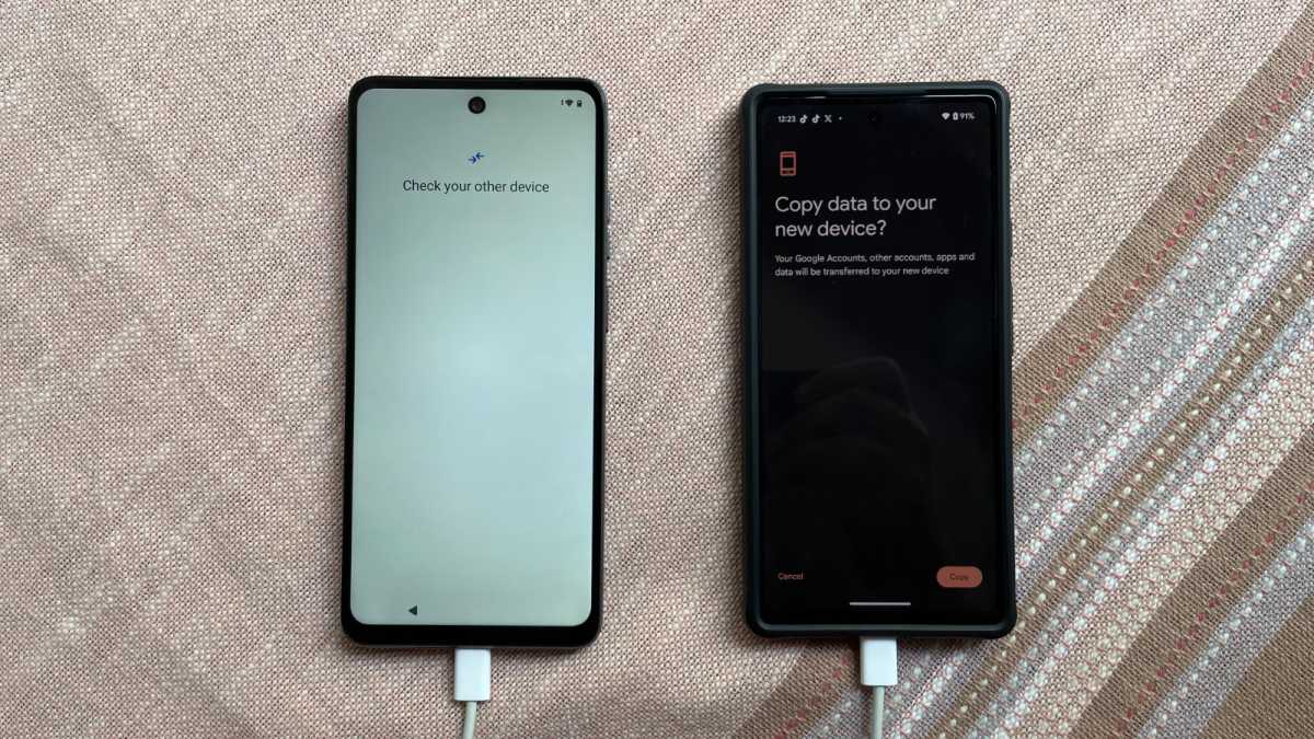 Cómo transferir datos de Android a Android
