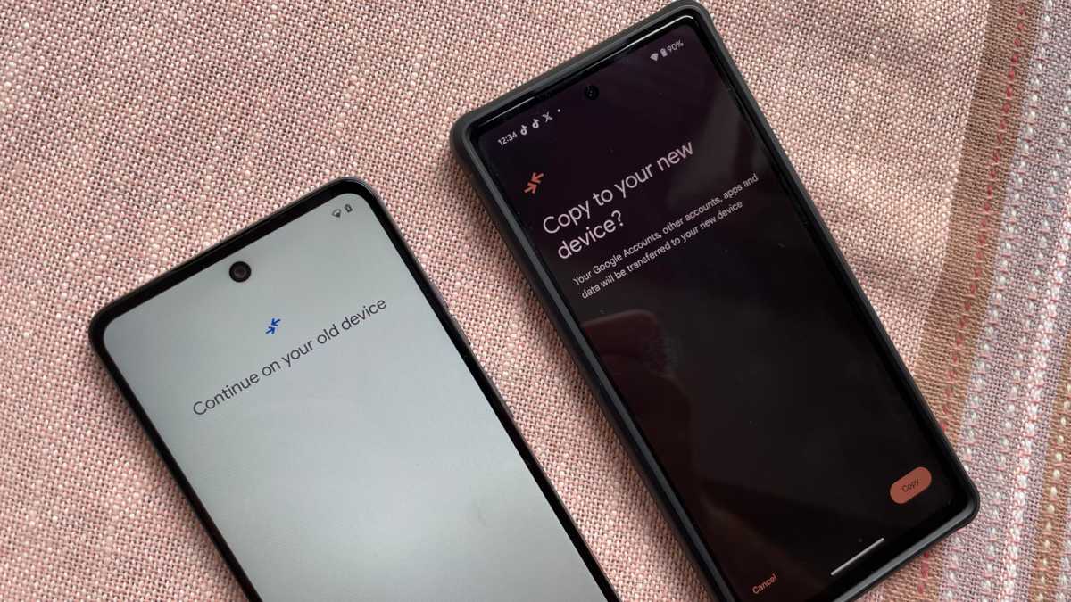 Cómo transferir datos de Android a Android