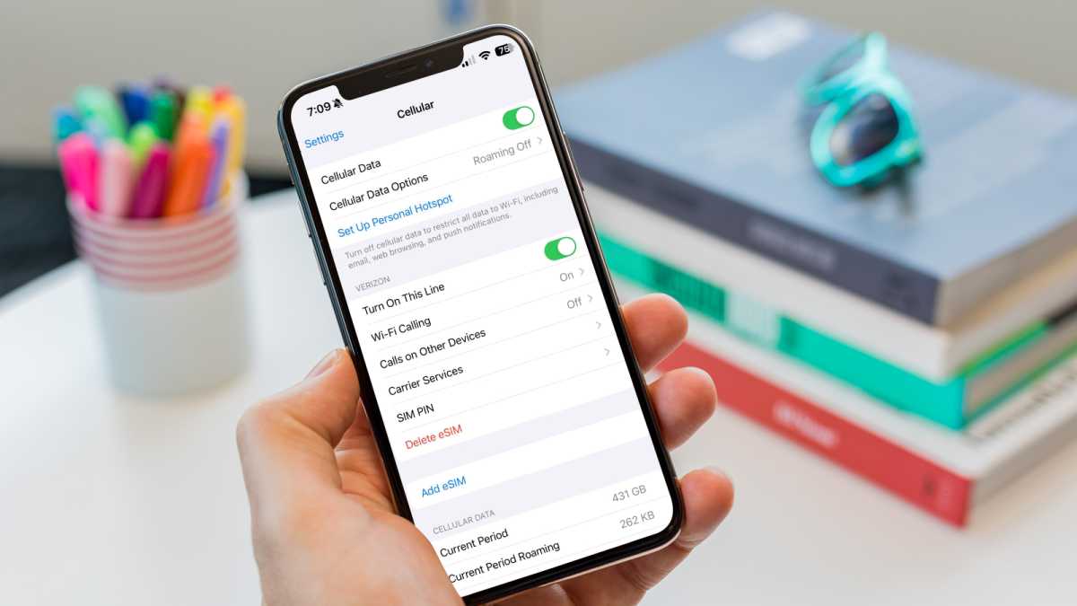 Configuraciones celulares en iPhone